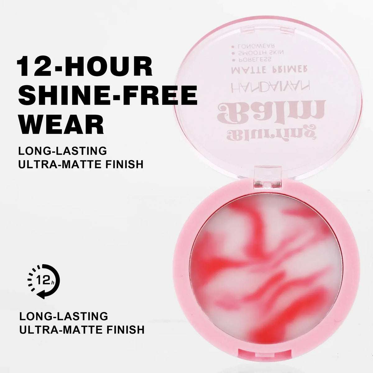 Control Waterproof Setting Powder Cream Long Lasting No Transfer Pore Minimizing Makeup with Puff for Fresh Finish Quake