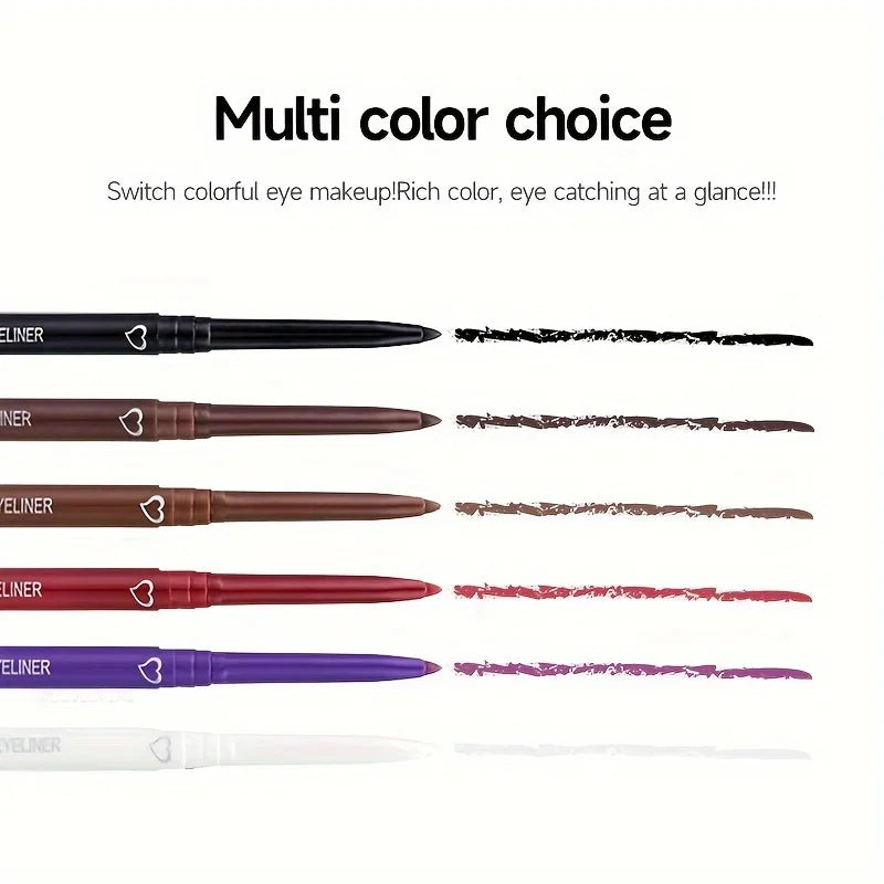 Makeup Long-lasting Eyeliner Pencil Waterproof High Pigment Eyeshadow Eye Liner Pen Women Fashion Color Makeup Tools Quake