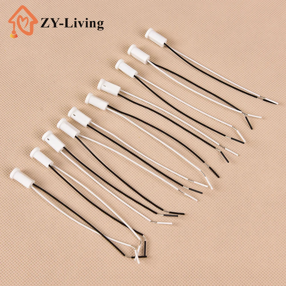 10PCS/LOT G4 Lamp Socket Wire Adapter With 10cm Wire G4 Lamp Holder For LED Crystal Heads Light Bulb Halogen Lamp Quake