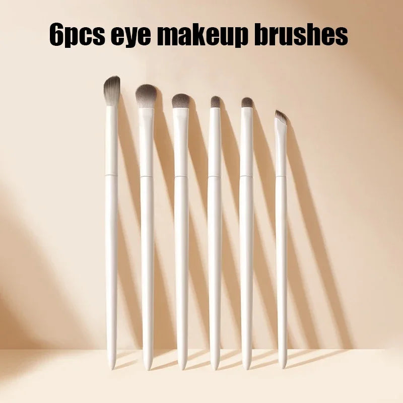5/6/8/10pcs Makeup Brushes Set Professional Soft Eye Makeup Brushes Contouring Eyeshadow Eyeliner Eye Detail Brush Makeup Tools Quake 6pcs brush