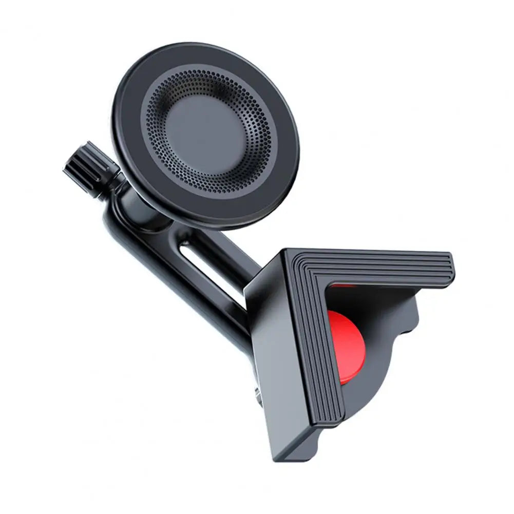 Car Phone Holder Magnetic Dashboard & Screen Mount Adjustable Shock-Absorbing Clip Stand for GPS Navigation Quake Black1
