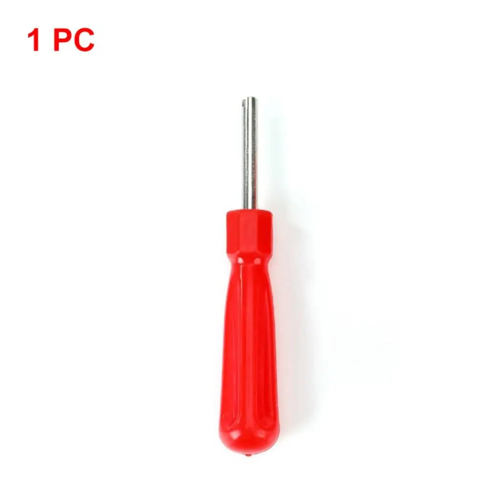 1/2/5pcs Portable Plastic Valve Core Remover/Installer Metal Single-head Tyre Wrench Tire Screwdriver for Car Motorbike Truck Quake 1pcs