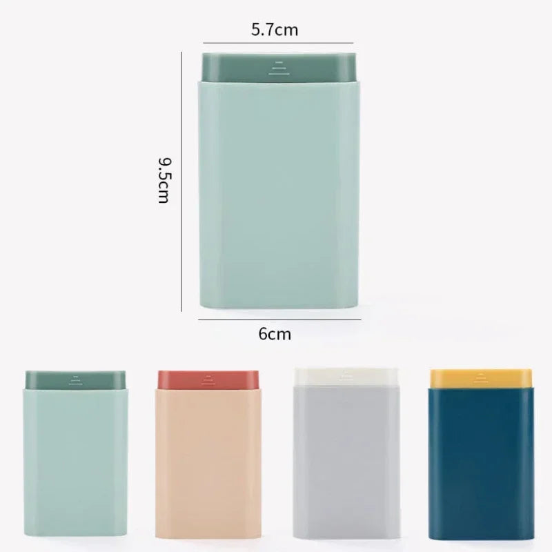 Tablet 7 Days 6 Grids Medicine Fish Oils Small Mini Portable Travel Vitamin Box Pill Cases Container Organizer Storage Quake
