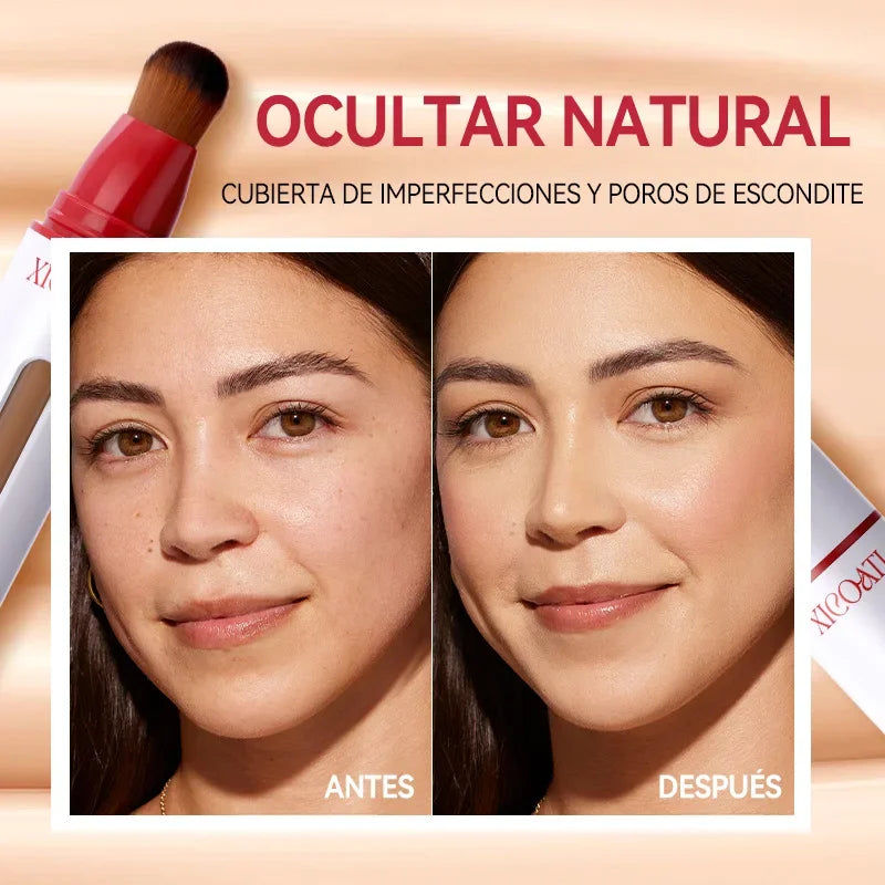 XICOATL Foundation Liquid Oil Control Long Lasting Lightweight Natural Coverage Waterproof Sweat-Proof Valentine's Special Offer Quake