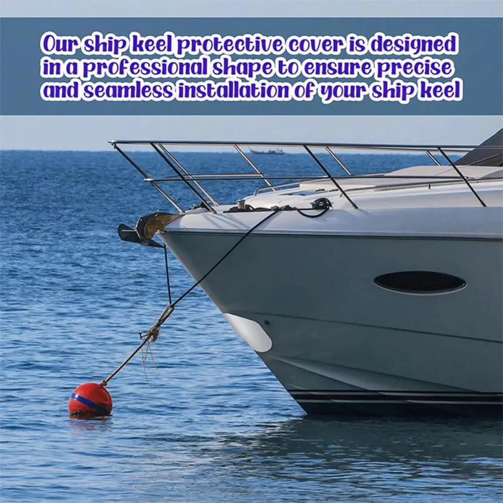 2Pcs Stainless Steel Boat Bow Protector Bow Keel Guard Protects from Wear And Scratches Boat Protection Kit Quake
