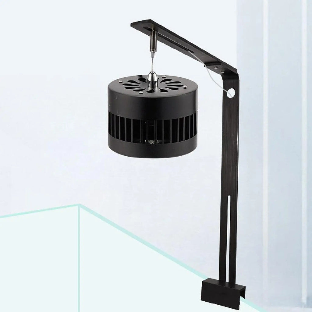 Height Adjustable Fish Tank Light Rack Sleek Aluminum Aquarium Lighting Holder for Planted and Reef Tanks Quake