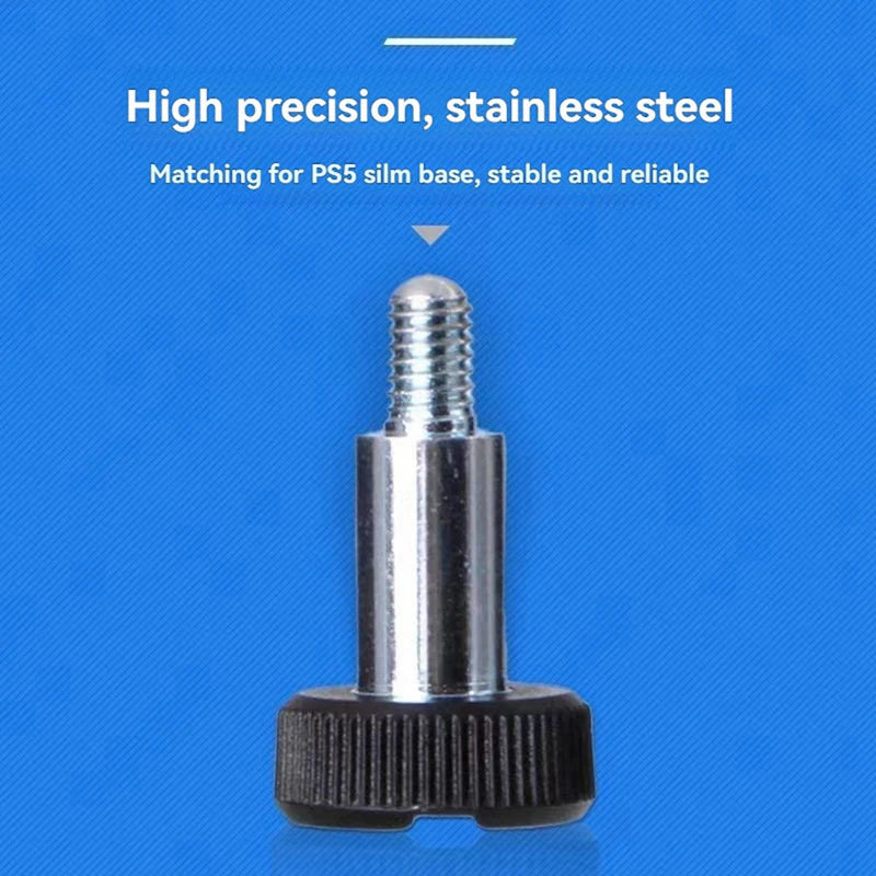 1 Pack Screw Replacement for PS5 PRO Disc/Digital Edition,Console Vertical Bracket Base Fixing Screw Quake