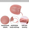 Honeycomb Facial Cleansing Scrub Finger Sleeve Gentle Exfoliating Face Washer Skin Care Pore Cleaning Massage Tool Quake Pink