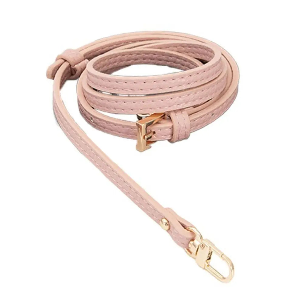 Fashion Leather Shoulder Strap for Longchamp Mini Bag Belt Crossbody Bags Accessories Handbag Replacement Straps DIY Parts Quake Pink