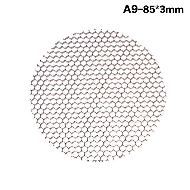1Pcs Round Honeycomb Mesh Light Cover Black Aluminum Anti Glare Downlight Spotlight Shade Quake A9