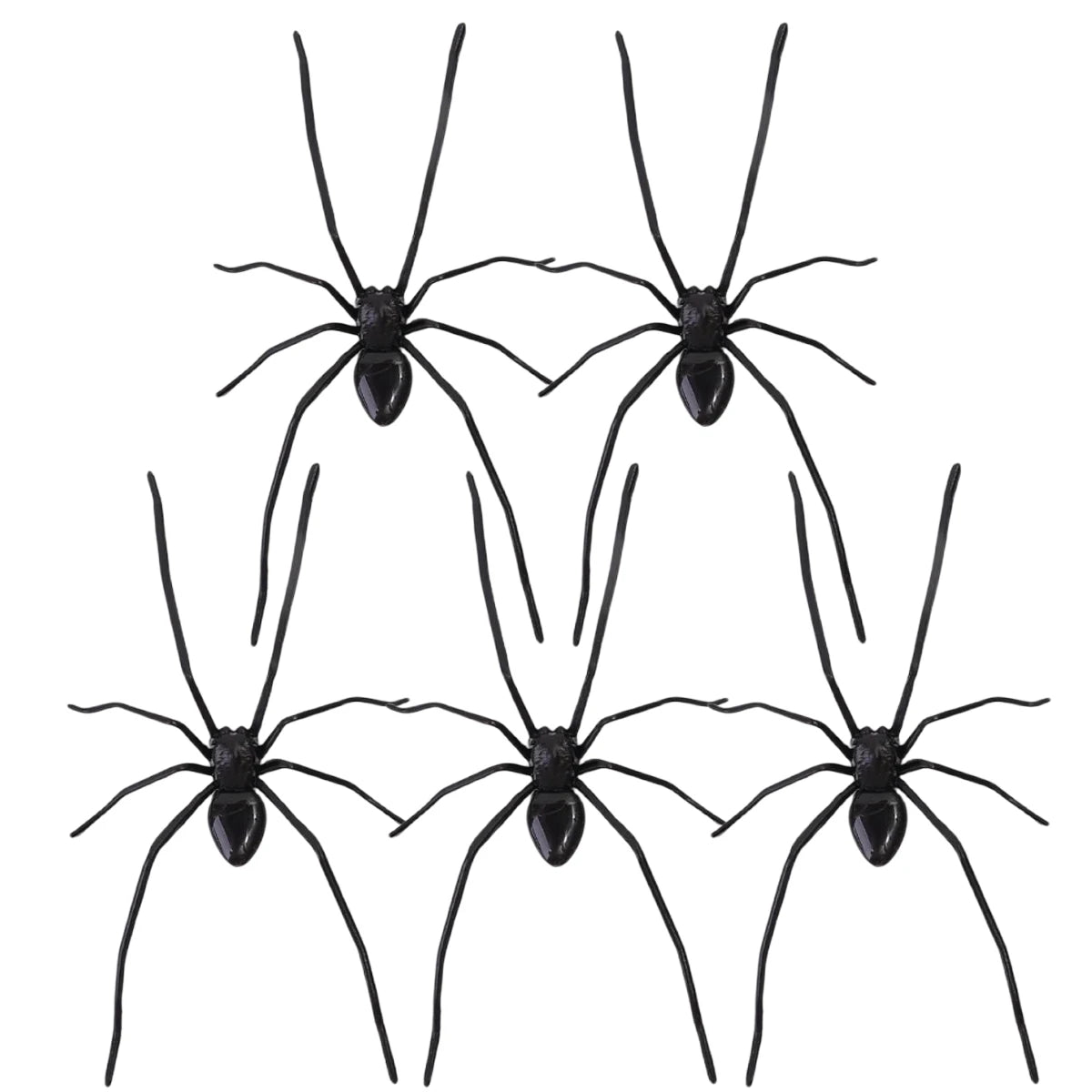 Simulated Spider Magnetic Refrigerator Sticker Funny Prank Horror Halloween Decor Kitchen Whiteboard Locker Multi-Scene Decor Quake 5PCS