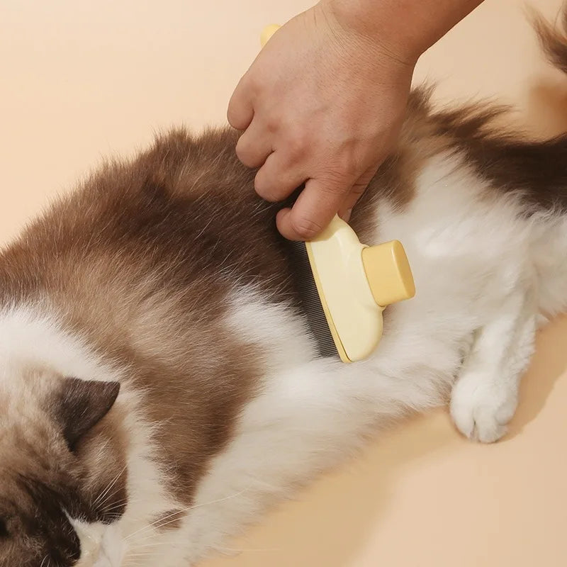 Pet Comb Suitable for Cats and Dogs To Remove Floating Hair Pet Beauty Tool for Clearing Dead Hair and Undercoat Quake