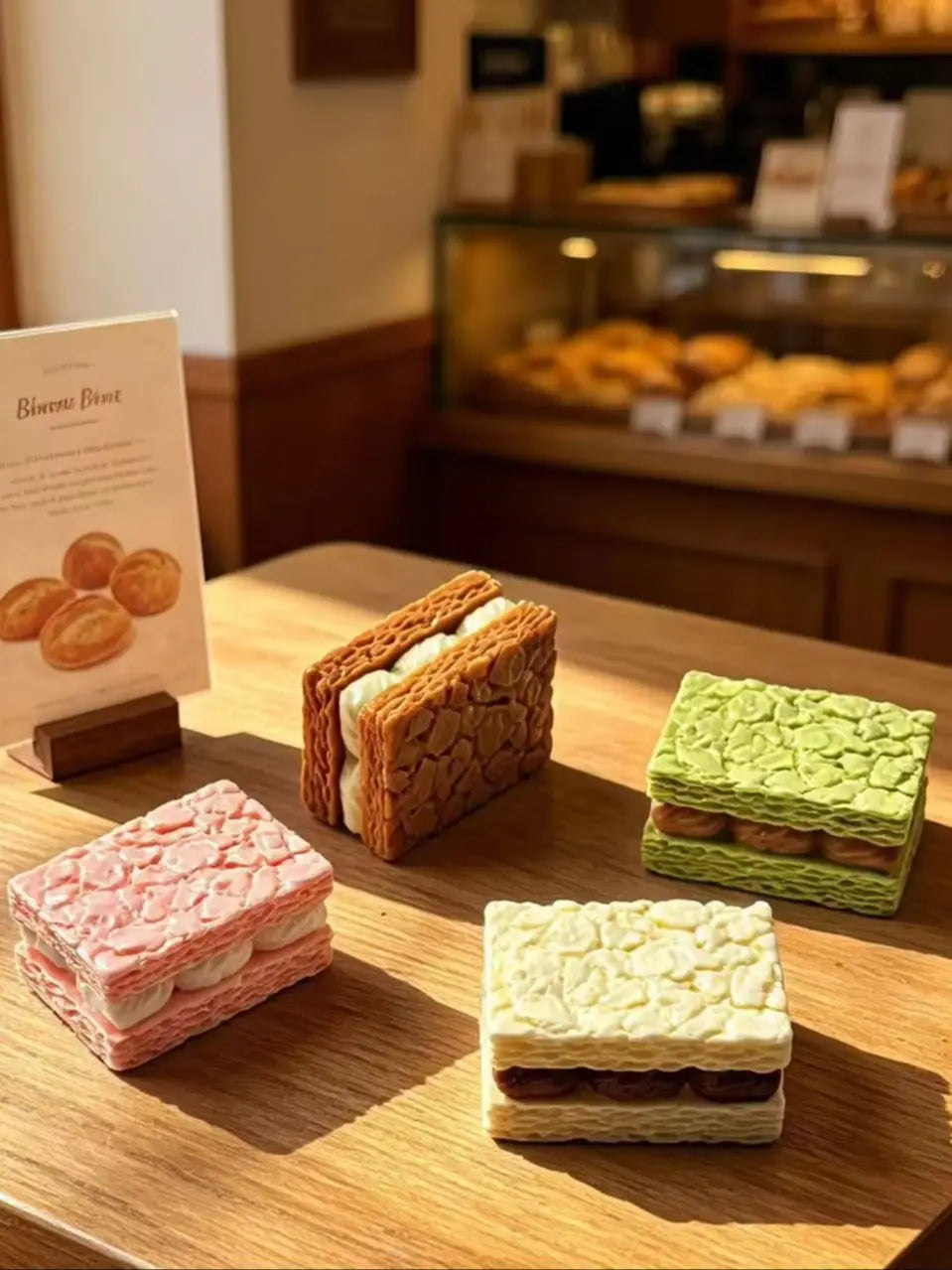 10pcs Sweet Sandwich Cake Resin Simulated Food Play Toys DIY Accessories Micro Landscape For Kitchen Ornament Doll House Decor Quake