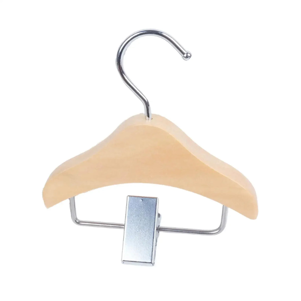 Dog Clothes Hanger Storage Wooden Accessories Keep Your Cat Clothing Neat and Organized for Puppy Retail Pet Apparel Newborn Dog Quake Beige B13785A