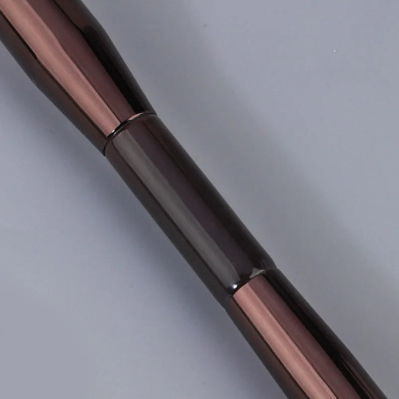 Makeup Brush, Powder Brush, Blush Brush, Loose Powder Brush, Exquisite Professional Metal Handle, Double-head Design, with Box Quake