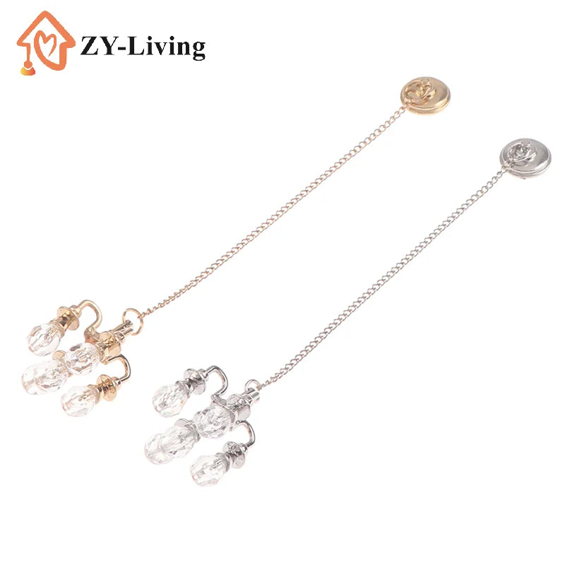 1/2PCS Dollhouse Chandelier 1:12 Scale Ceiling Light for Doll House Decoration Miniature Lamp Quake