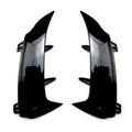 For Mercedes Benz A-class W177 A200 A220 A35 AMG Hatchback 2018-2023 Car Rear Bumper Spoiler Side Canard Air Vent Cover Decor Quake Gloss Black