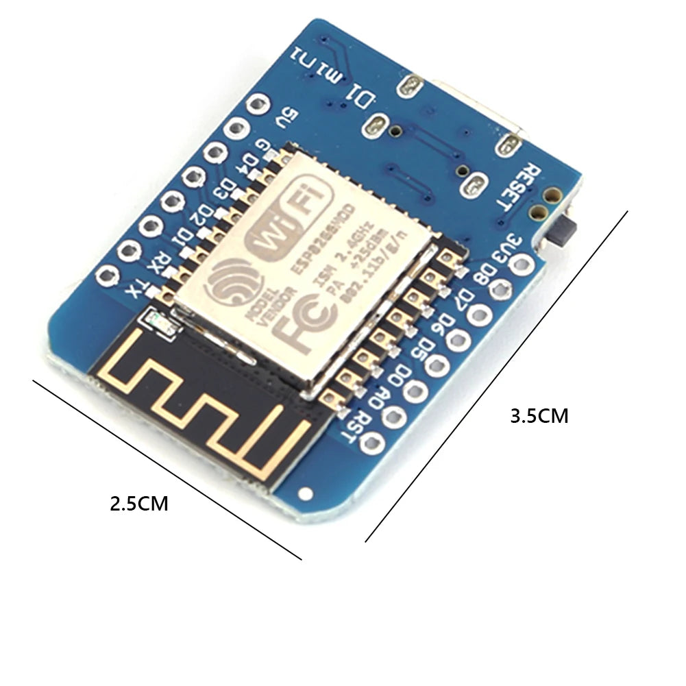 D1 Mini WIFI Development Board NodeMCU Lua Compatible for IoT Applications ESP8266 Microcontroller Support Quake