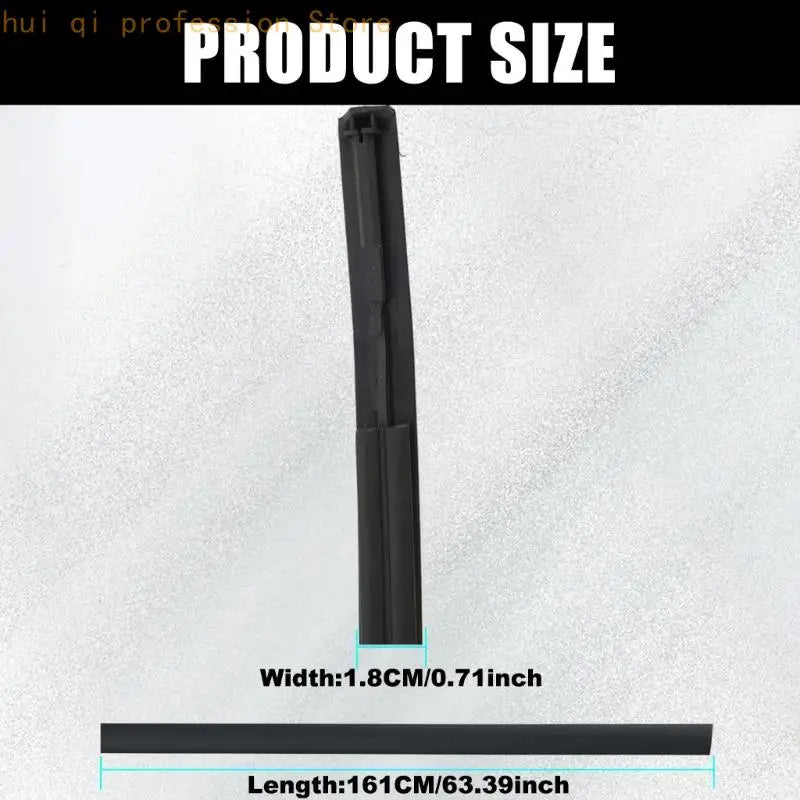2pcs Premium Rubber Roof Drip Molding Seal Suitable for Hatchback 2014-2018 Left Side 75551 0D082 Right Side 75552 0D132 H8WE Quake