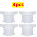 Universal Bedsheet Corner Tightener Clips Invisible Bedspread Secure Holder with Heavy-Duty Mattress Straps Sheets Slot Locks Quake White- 4pcs