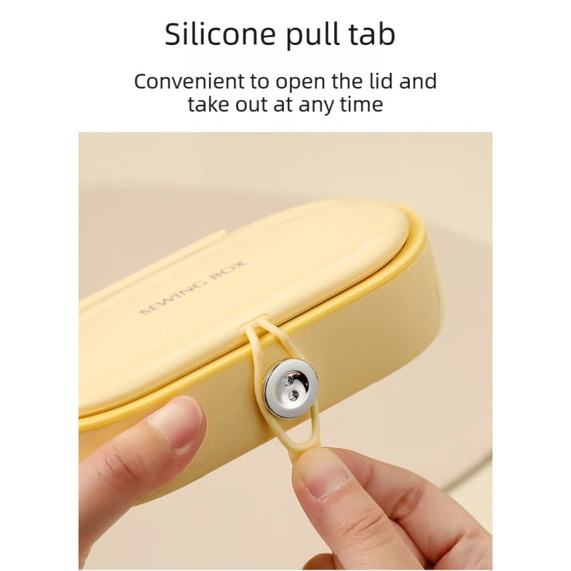Dopamine Magnetic Sewing Kit Box Home Dorm Mending Set High Quality Portable Thread Needle Storage Case Household Goods Quake