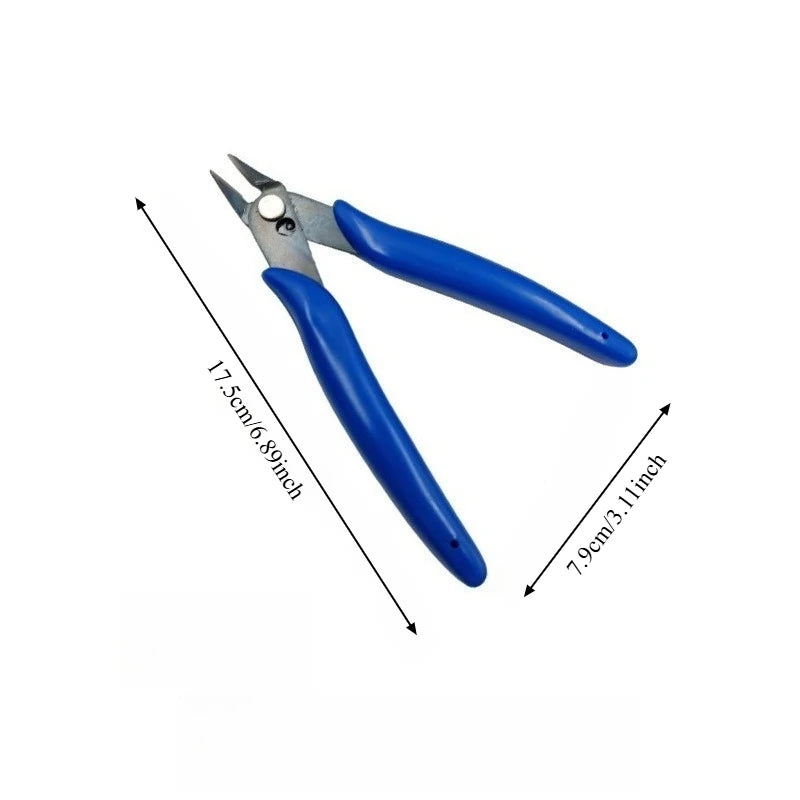 Electronic Diagonal Pliers Precision Side Cutting Nippers for Electronics Repair Jewelry Making and Model Building Quake 1pcs