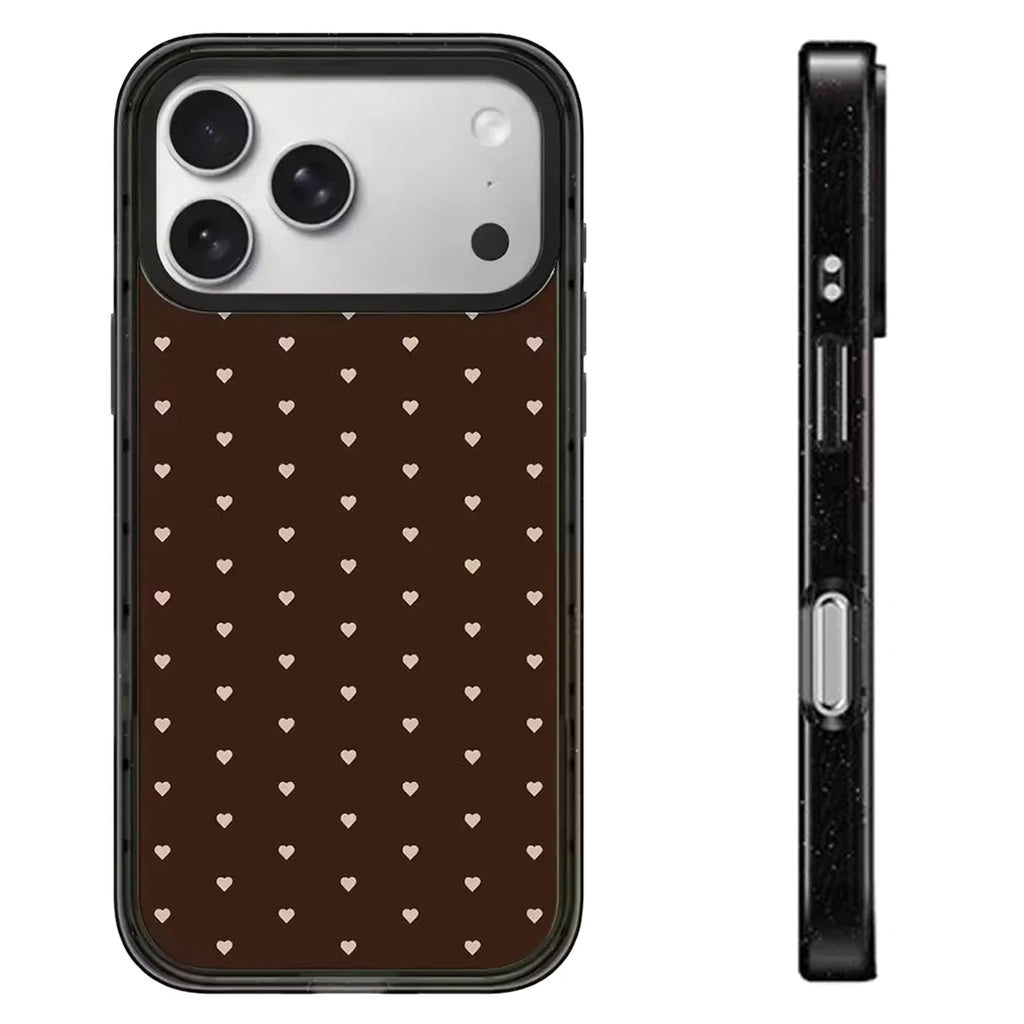 6092096 Mirror / Impact Black Border Magnetic Case: Compatible with IPhone 18 17 16 15 14 13 Pro Max 18Pro Quake impact (no magsafe) iPhone 15