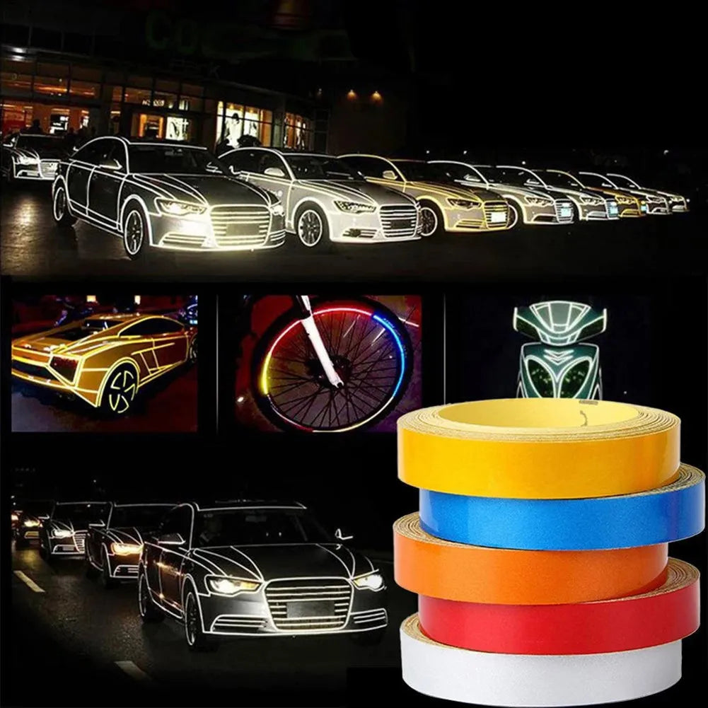 Roll Stripes Car Sticker Waterproof Disassemble Material Optional Color Thin 10 Mm X 5m Backing Brand New Corners Quake