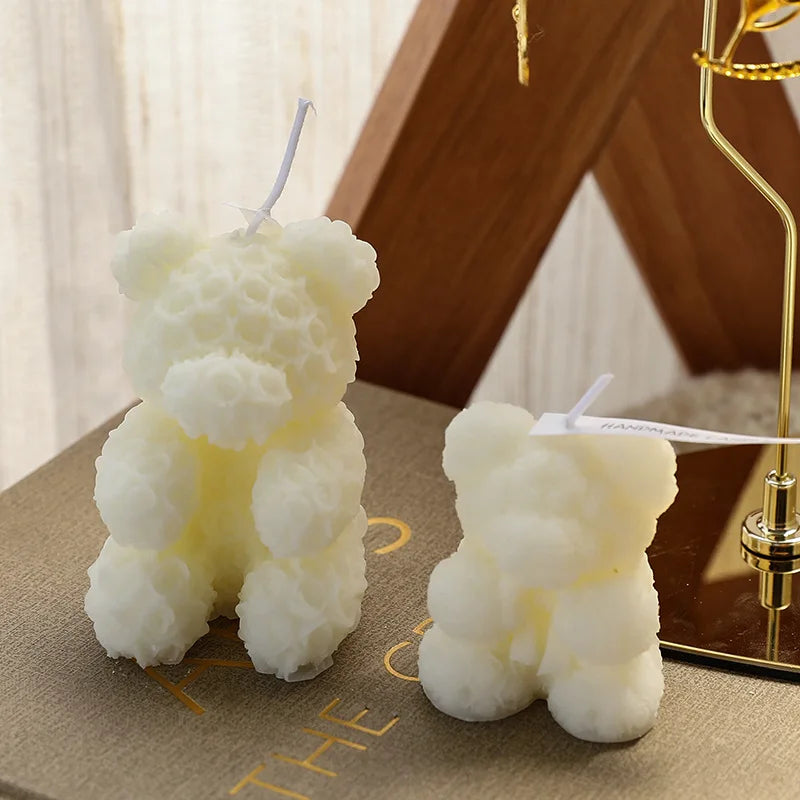 Rose Bear Home Fragrance Premium Atmosphere Birthday Gift Aromatherapy Candles Quake