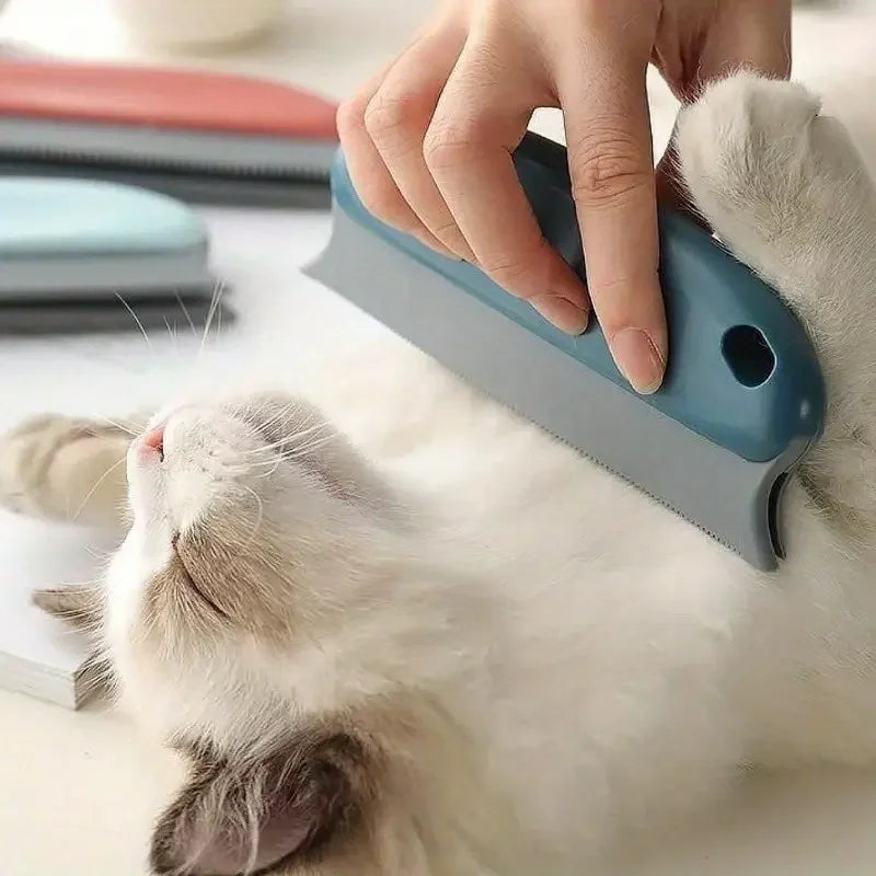 Household Manual Lint Scraper Brush Clothes Sofa Pet Hair Remover Portable Fabric Fur Dust Cleaning Grooming Comb Quake