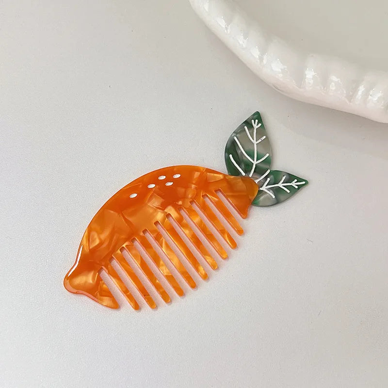 Wide Tooth Detangling Pocket Comb – Cute Animal Pattern