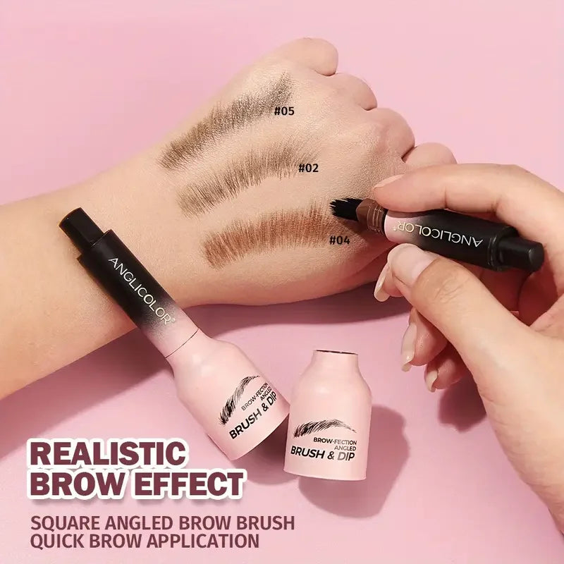 Wild yebrow Cream Waterproof Not Smudge Eyebrow Cream Long Lasting Color Rendering Smear-Proof Makeup 3D Brow Dye Cream Eyebrow Quake