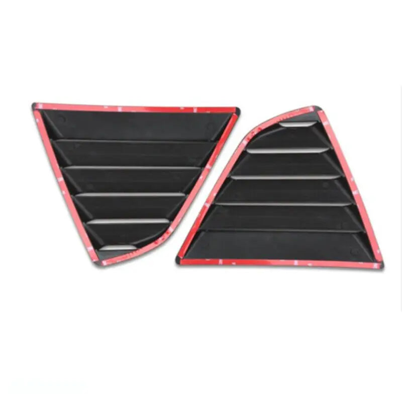 For Toyota Camry Sedan 2018 2019 2020 2021 2022 2023 Car Rear Louver Window Side Shutter Cover Trim Sticker Vent Scoop ABS Auto Quake