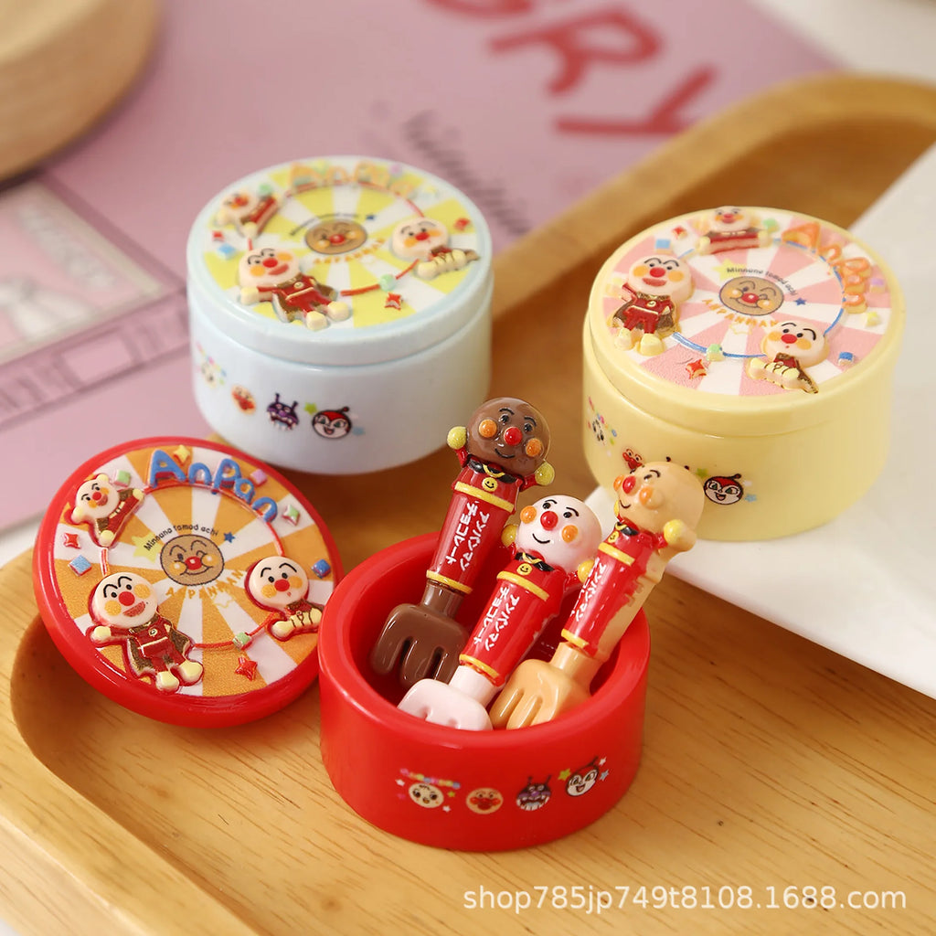 10Pcs 1:12 Dollhouse Miniature cartoon Bread man Accessories Food Box Suit Model Toys For Doll House Decoration Home Desk Room Quake
