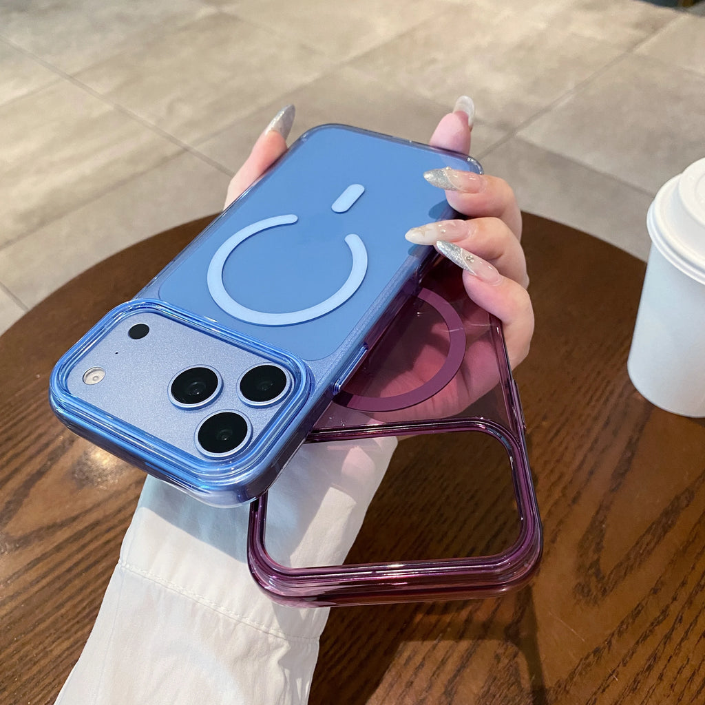 New Transparent Magnetic Phone Case for iPhone 14/15/16/17/pro Max, 17pro & 18pro, Compatible with Magsafe Wireless Charging Quake