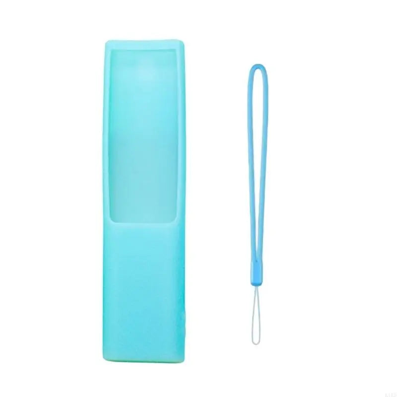 Remote Cover Silicone Sleeve with Pebbled Grip Texture, Lanyard and Button Window for BN591388K Household Use K1KF Quake Night Blue CN