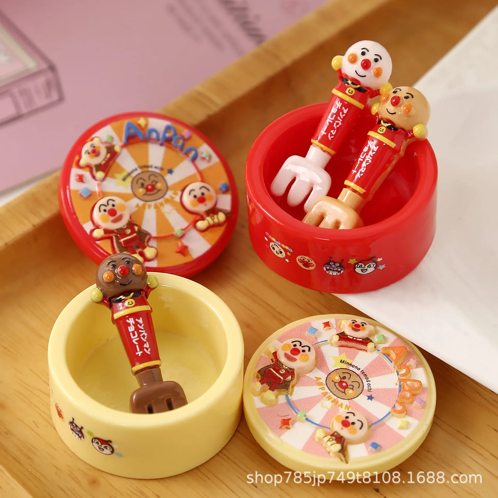 10Pcs 1:12 Dollhouse Miniature cartoon Bread man Accessories Food Box Suit Model Toys For Doll House Decoration Home Desk Room Quake