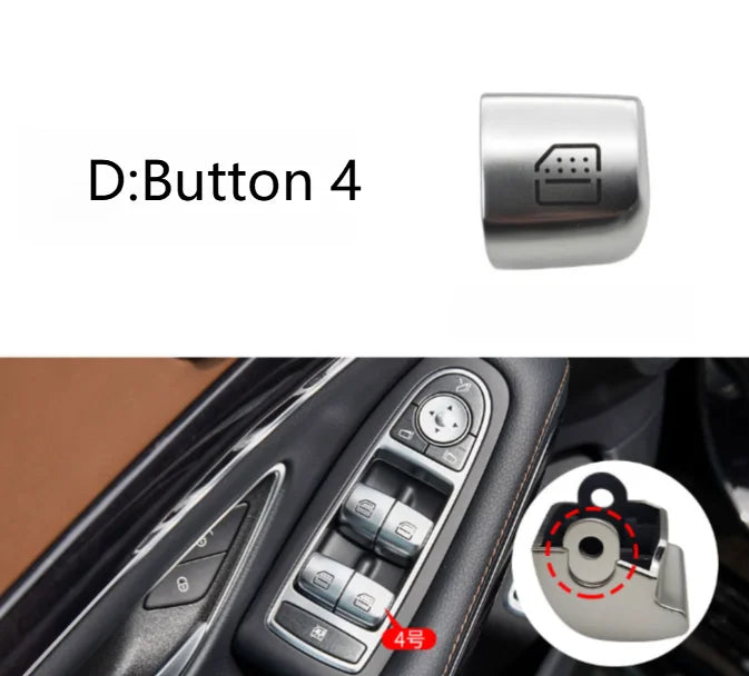 Replacement Window Lift For Switch Button for MercedeFor S For S ClaFor SFor S For W222 2014 2020 High Compatibility 2229052004 Quake