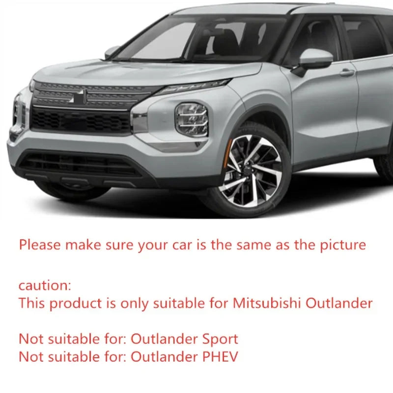 For Mitsubishi Outlander 2022-2024 2x Car Sticker ABS Exterior Side Mirror Rain Eyebrow Frame Trim Decorative Accessories Parts Quake