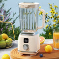 Electric Portable Juicer Fresh Fruit Mixer 10 Blades 600ML Multifunctional Juicer Ice Crusher Smoothie Blender Home Kitchen Tool Quake Light Yellow