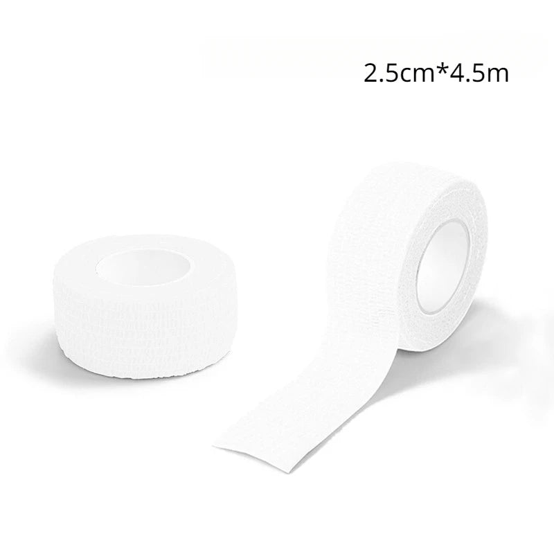 1 Pc Self Adhesive Elastic Bandage Protection Finger for Writing First Aid Kit Colorful Tape New Tattoo Accessories 2.5cm X 4.5m Quake NO.18