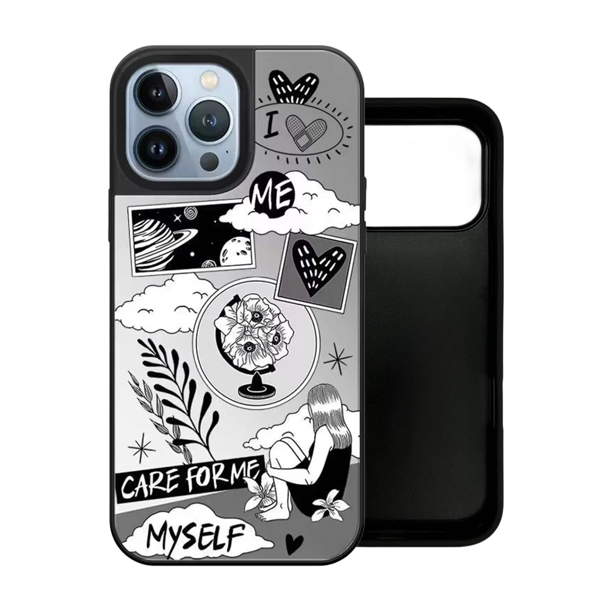 Vacation Summer Pattern Mirror Surface Magnetic Phone Case Cover for IPhone 13 14 15 16 17 18 Pro Max Case Quake