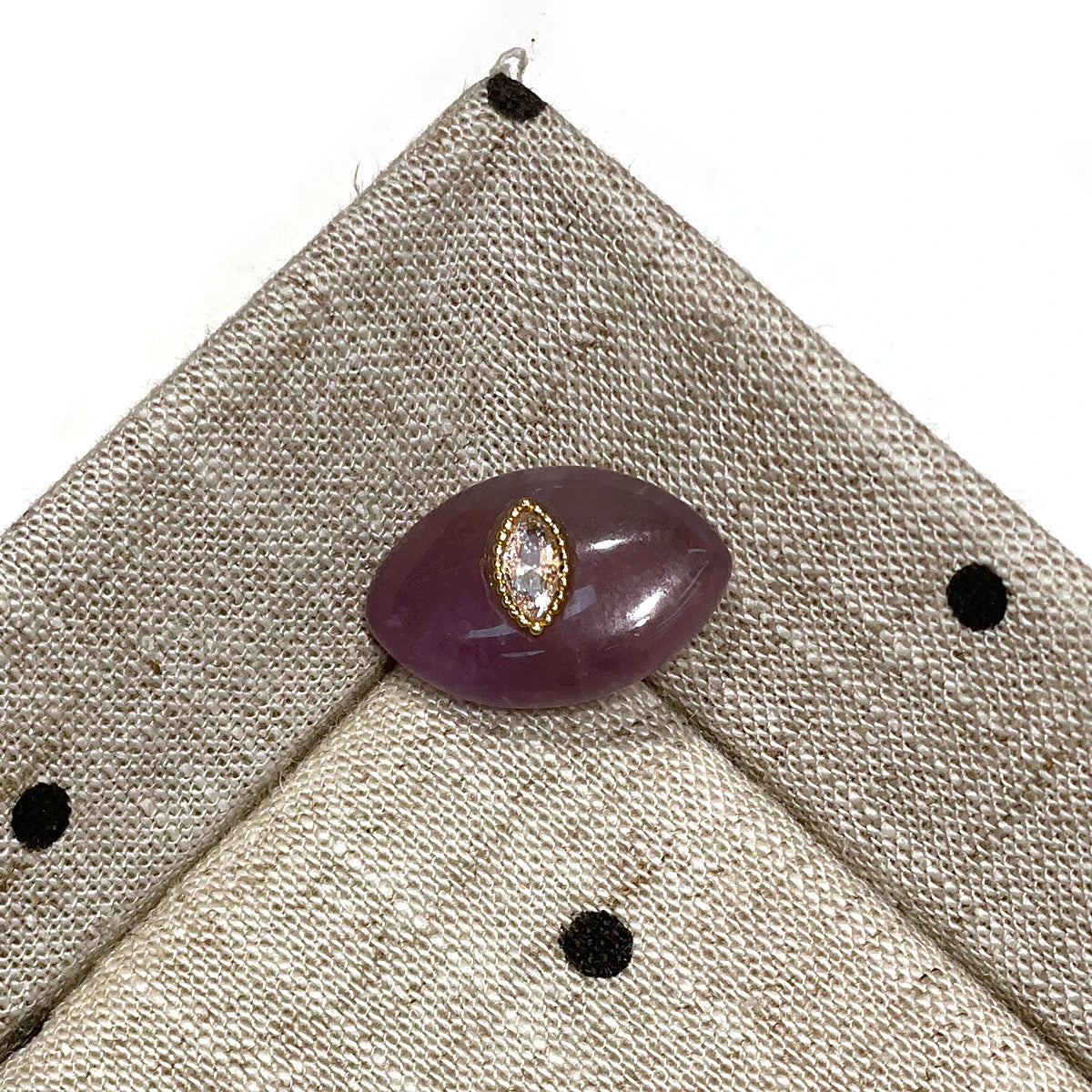 DIY Earrings Pendant Natural Stone Big Hole Pendant 20mm For Jewelry Making DIY Necklace Bracelet Earrings Accessory Quake Amethyst