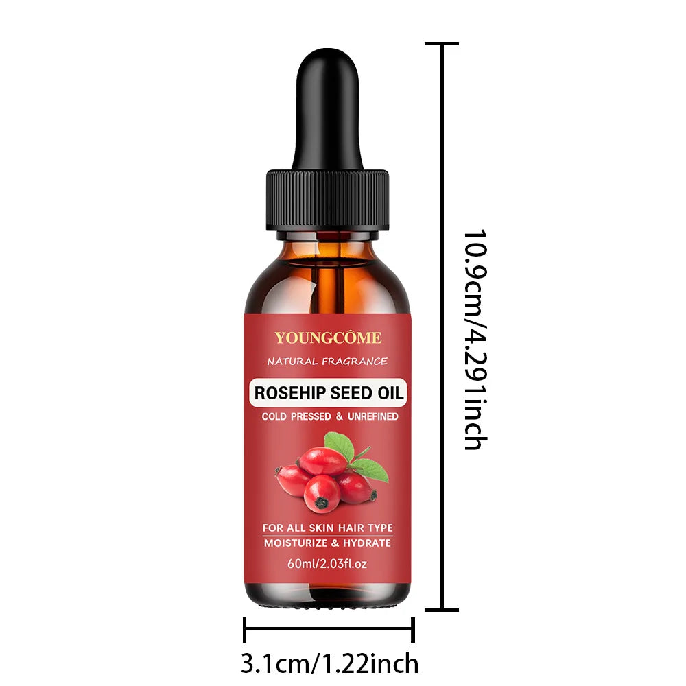 40/60ml Rose Essential Oil Pure Essential Oil Aromatherapy Skin Care Single Essential Oil Fragrance Oil for Woman Quake 60ml Other