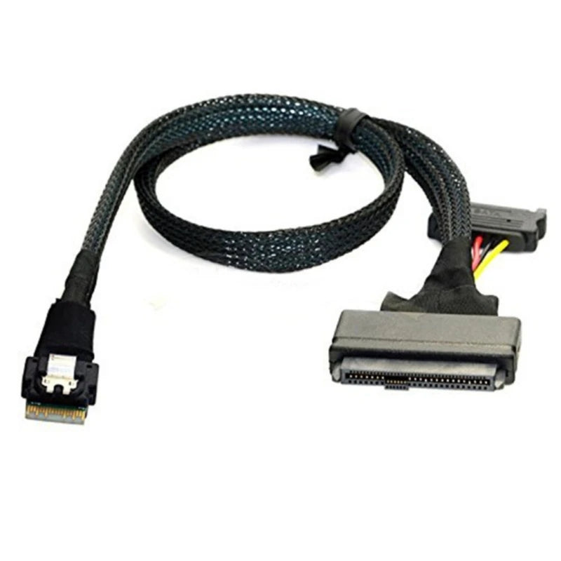 Durability SASSFF-8654 4i 38pin To SAS8639U.2 Data Cable for Servers and HPC Application Data Center Connectivity K1KF Quake