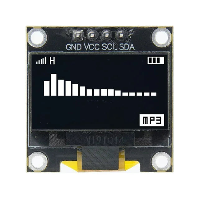 0.96 Inch OLED IIC Serial White OLED Display Module 128X64 I2C SSD1315 12864 LCD Screen Board for Arduino Quake WHITE