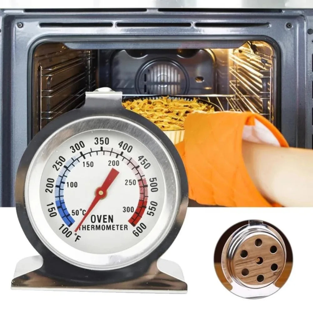 Stainless Steel Oven Cooker Thermometer Temperature Gauge Mini Thermometer Grill Temperature Gauge for Home Kitchen Food HOT Quake