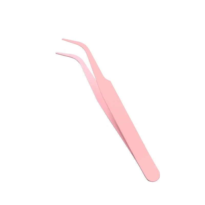 Macaroon Nail Art Decor Eyelashes Tweezers Tweezer Scrapbook Sticker Tapes Picking Stainless Clips DIY False Eyelashes Tools Quake