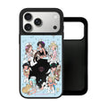 6082513 Mirror Surface Magnetic Phone Case Cover for IPhone 13 14 15 16 17 18 Pro Max Case Cartoon Quake mirror (no magsafe) iPhone 13 Pro Max