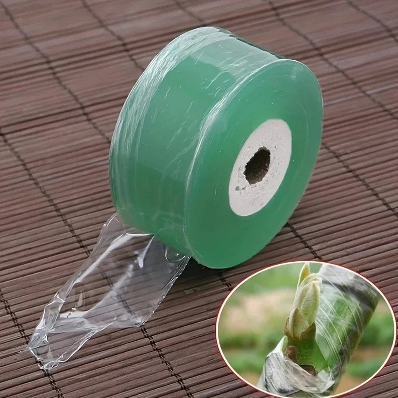Self-adhesive PE Grafting Tape Film Stretchable Garden Tree Plants Seedlings Vine Tomato Grafting Accessories Quake